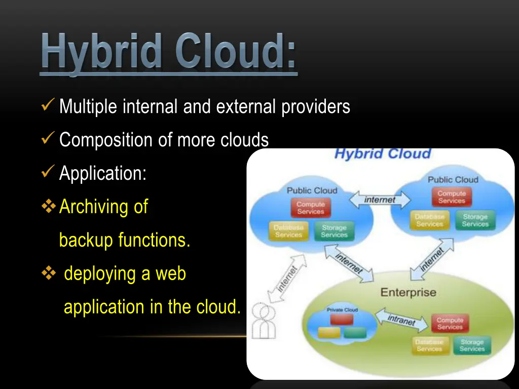 multiple internal and external providers
