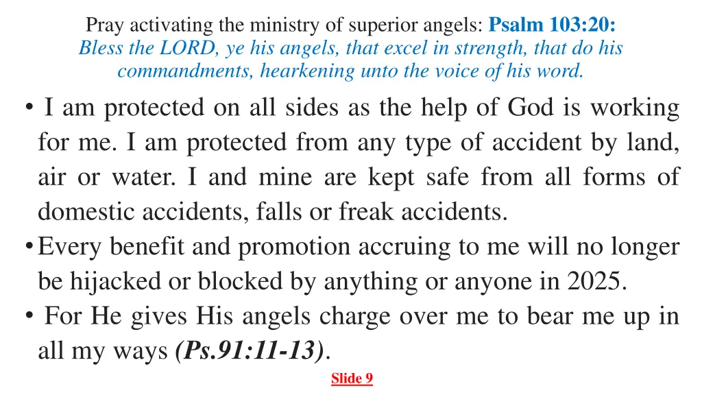 pray activating the ministry of superior angels