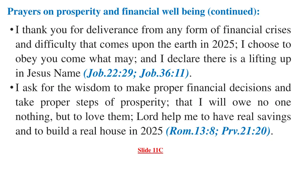 prayers on prosperity and financial well being 2