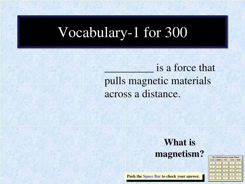vocabulary 1 for 300