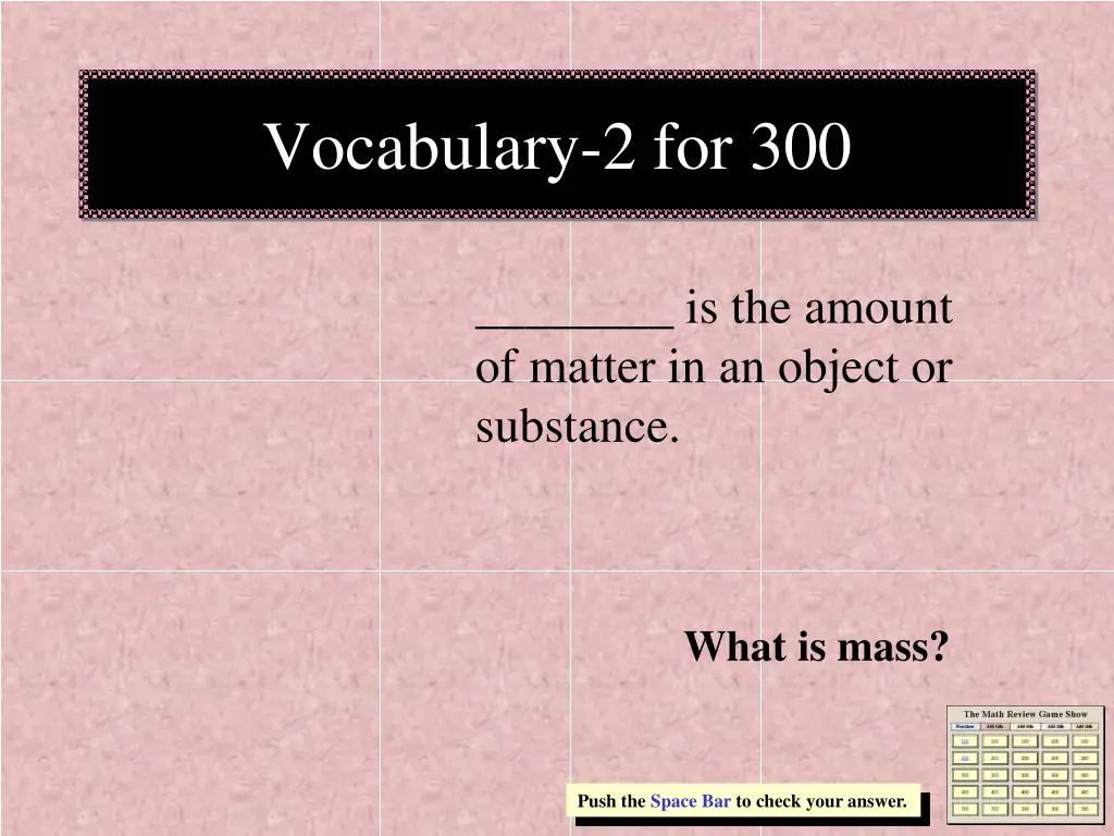 vocabulary 2 for 300