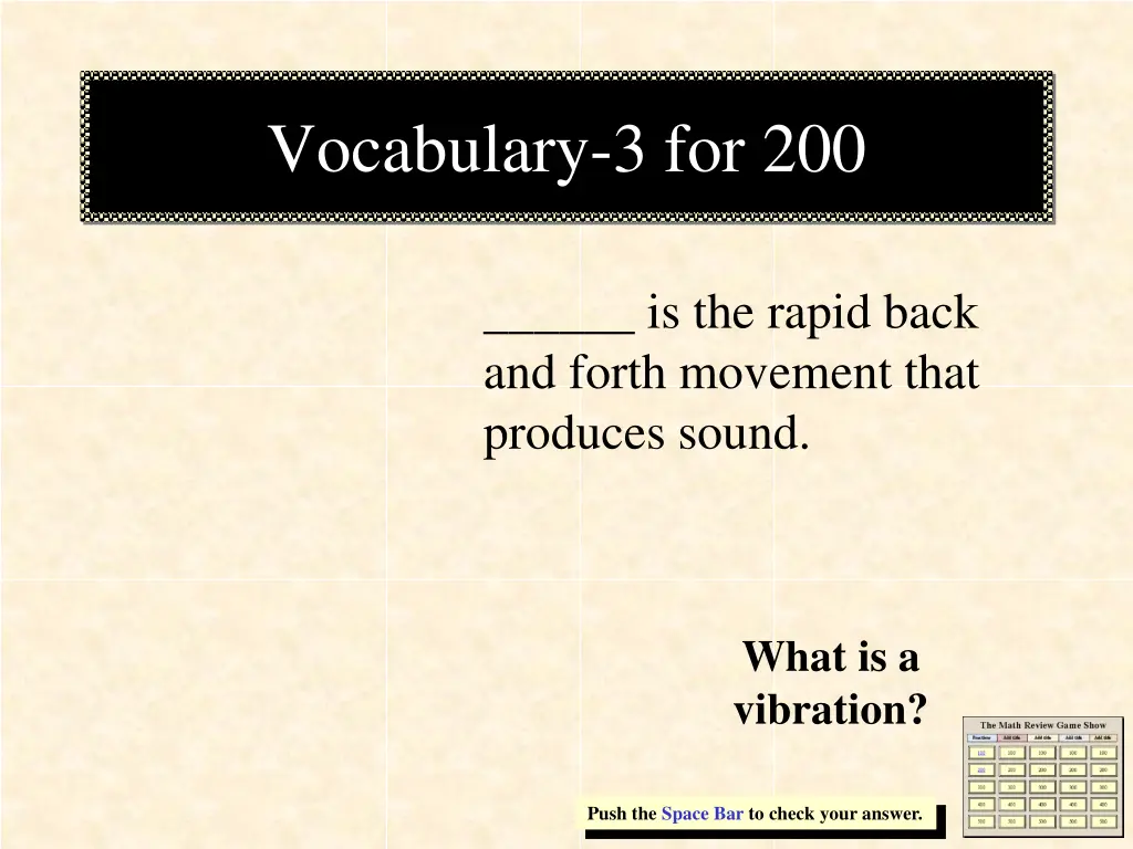 vocabulary 3 for 200