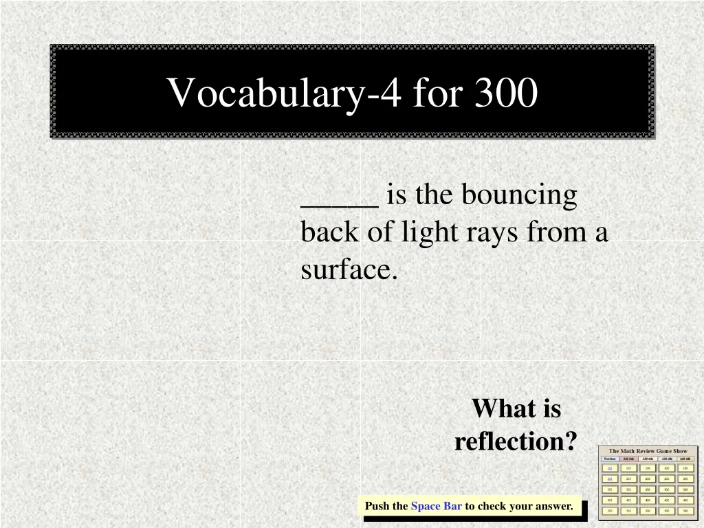 vocabulary 4 for 300