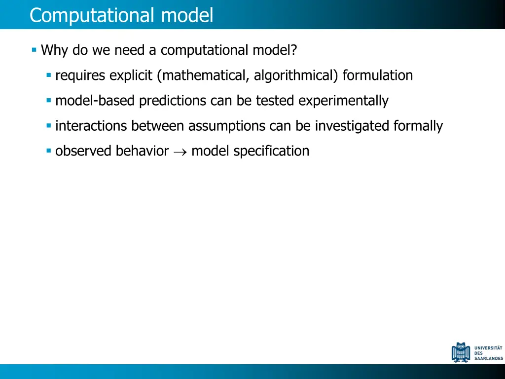 computational model