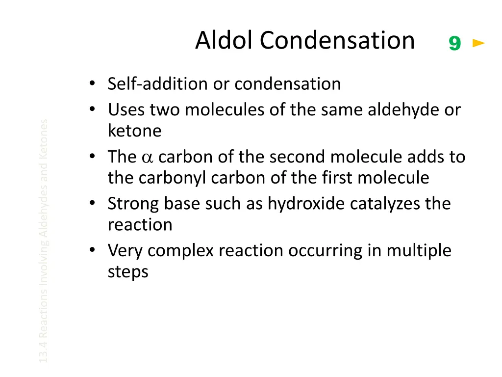 aldol condensation
