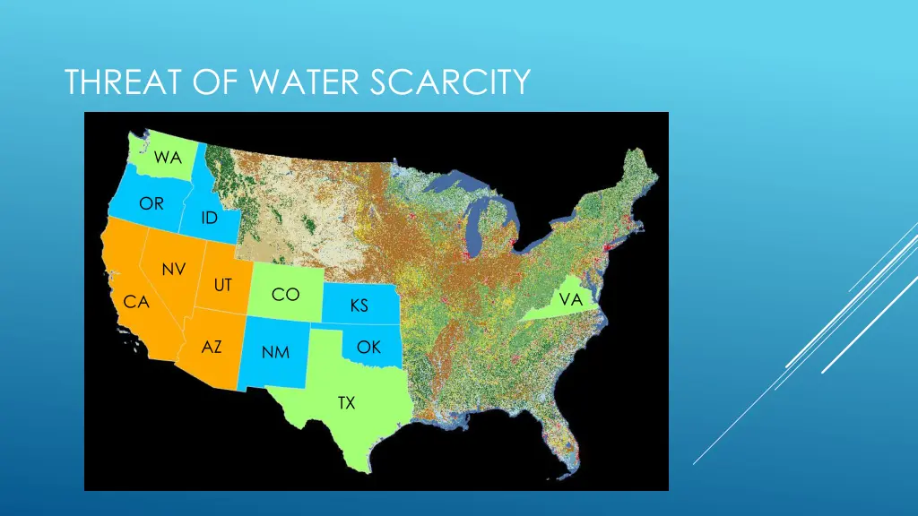 threat of water scarcity