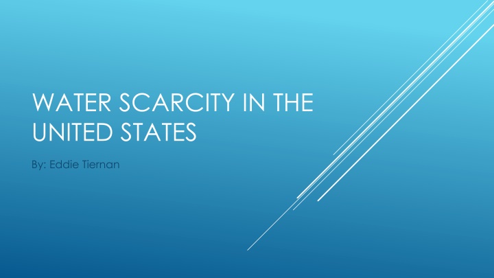 water scarcity in the united states