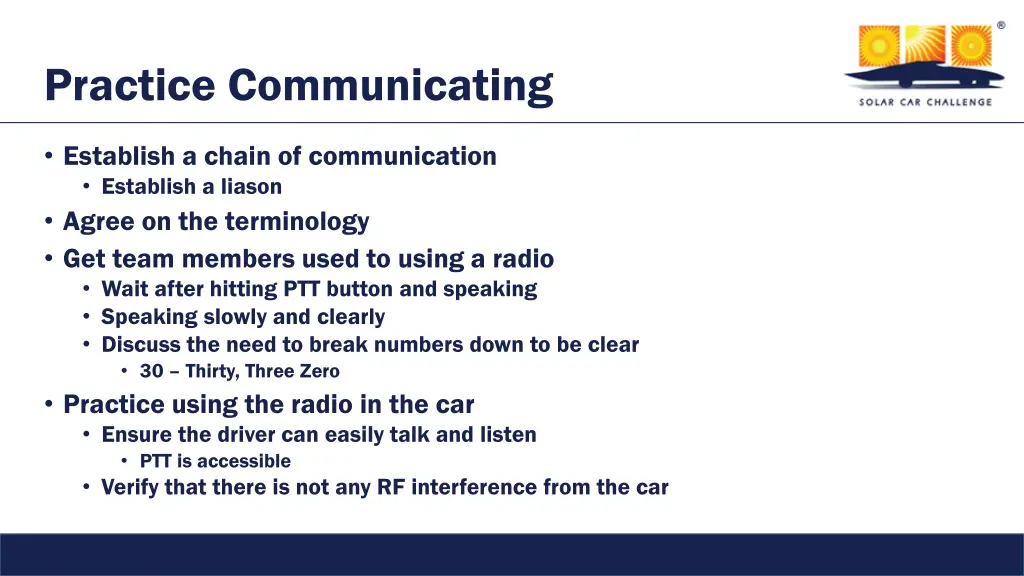 practice communicating