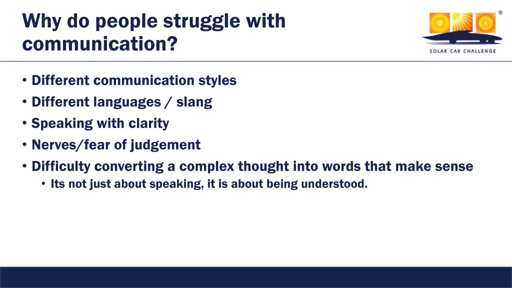 why do people struggle with communication