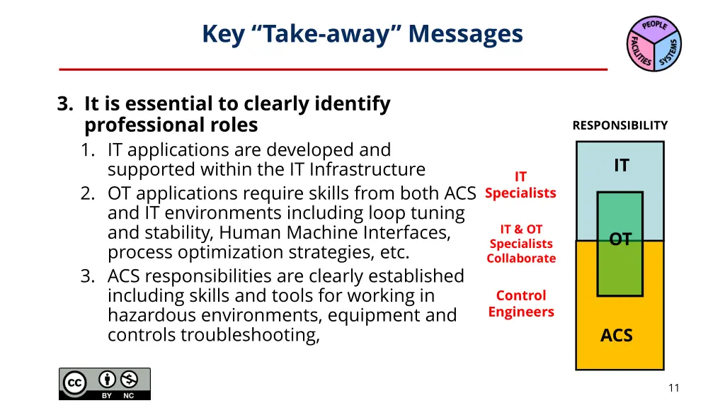 key take away messages 1