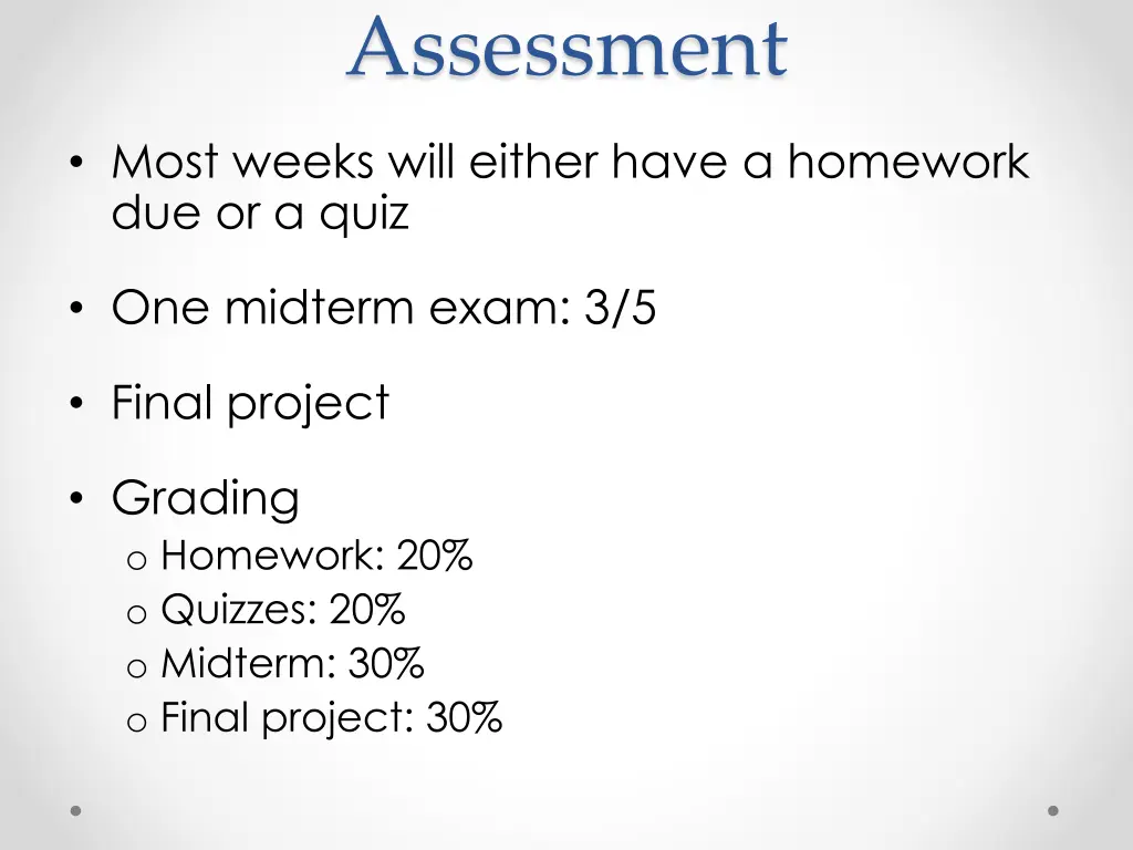 assessment