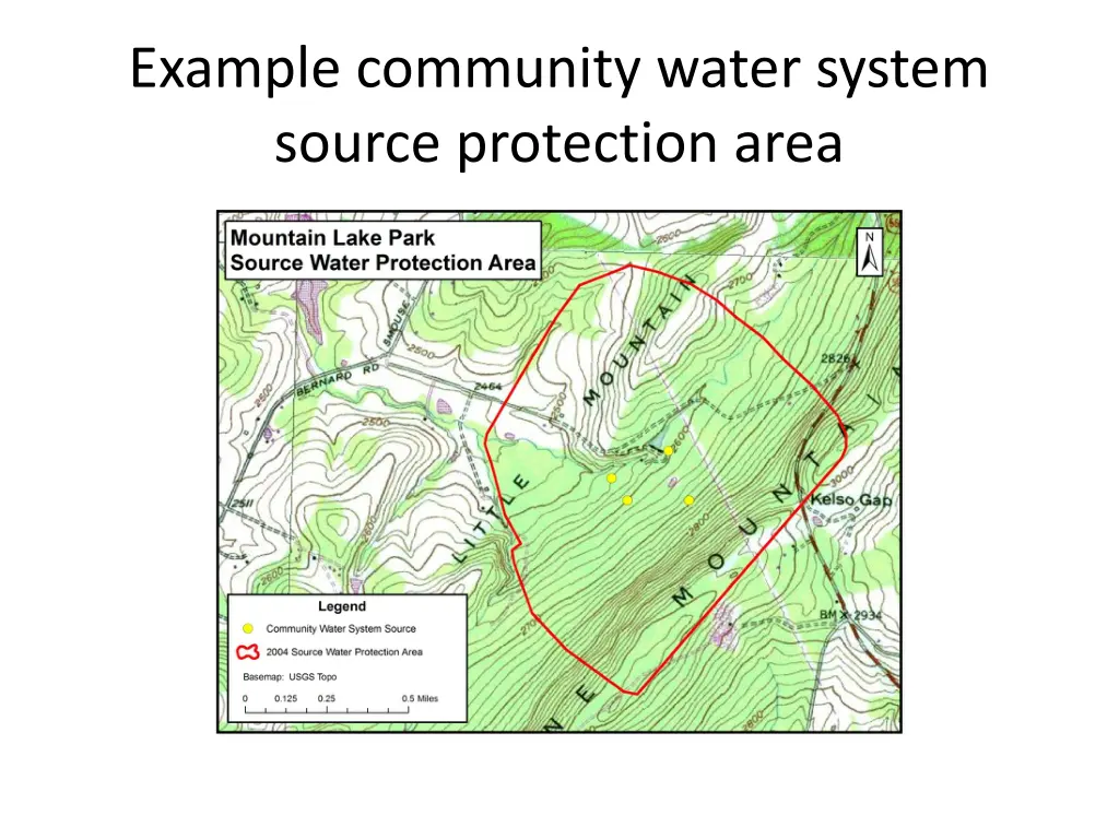 example community water system source protection