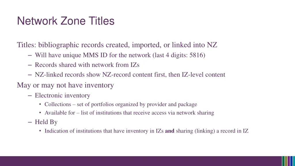 network zone titles