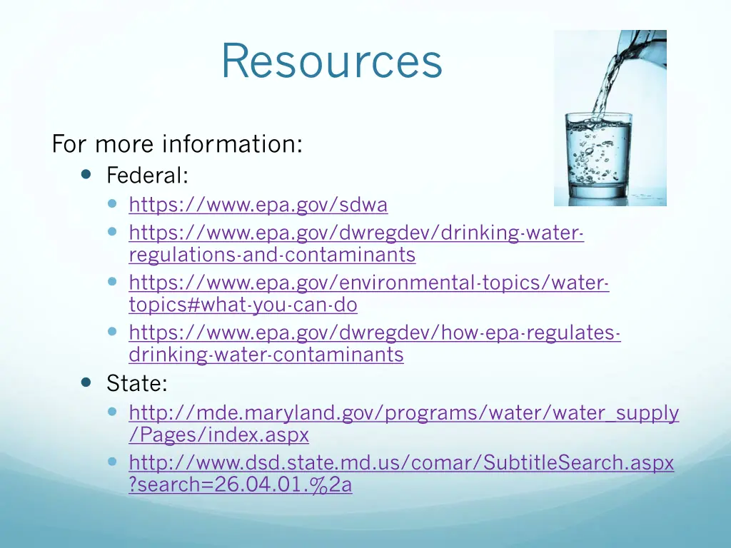 resources