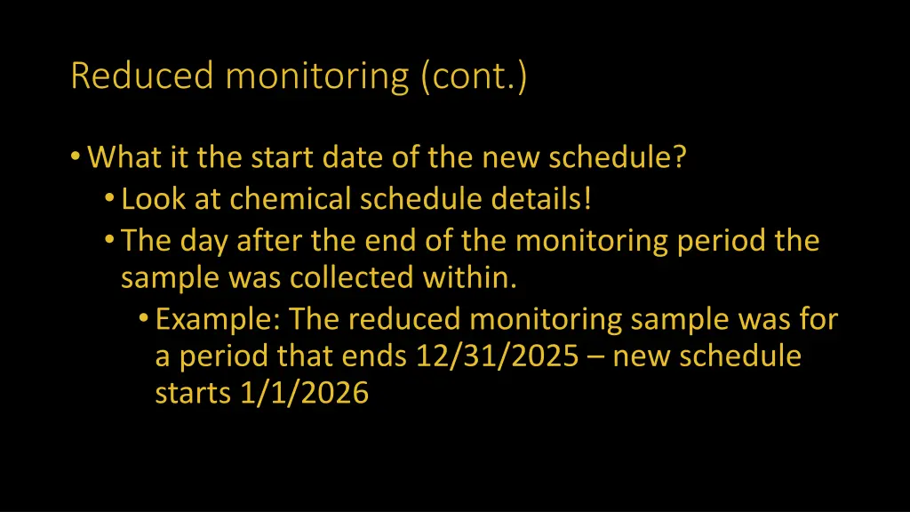 reduced monitoring cont 2