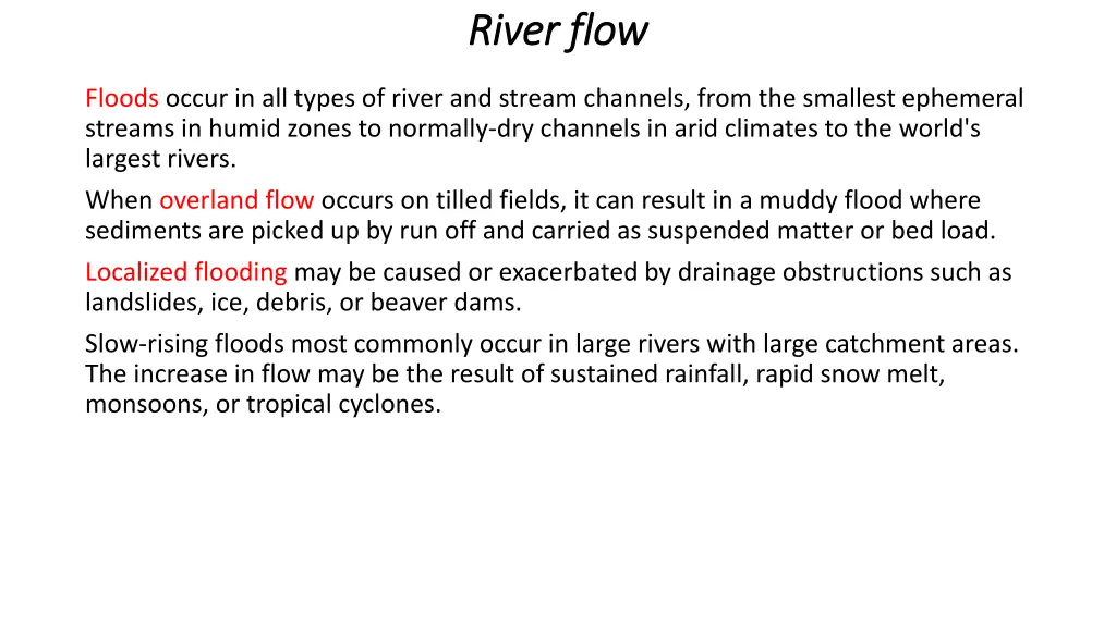 river flow river flow