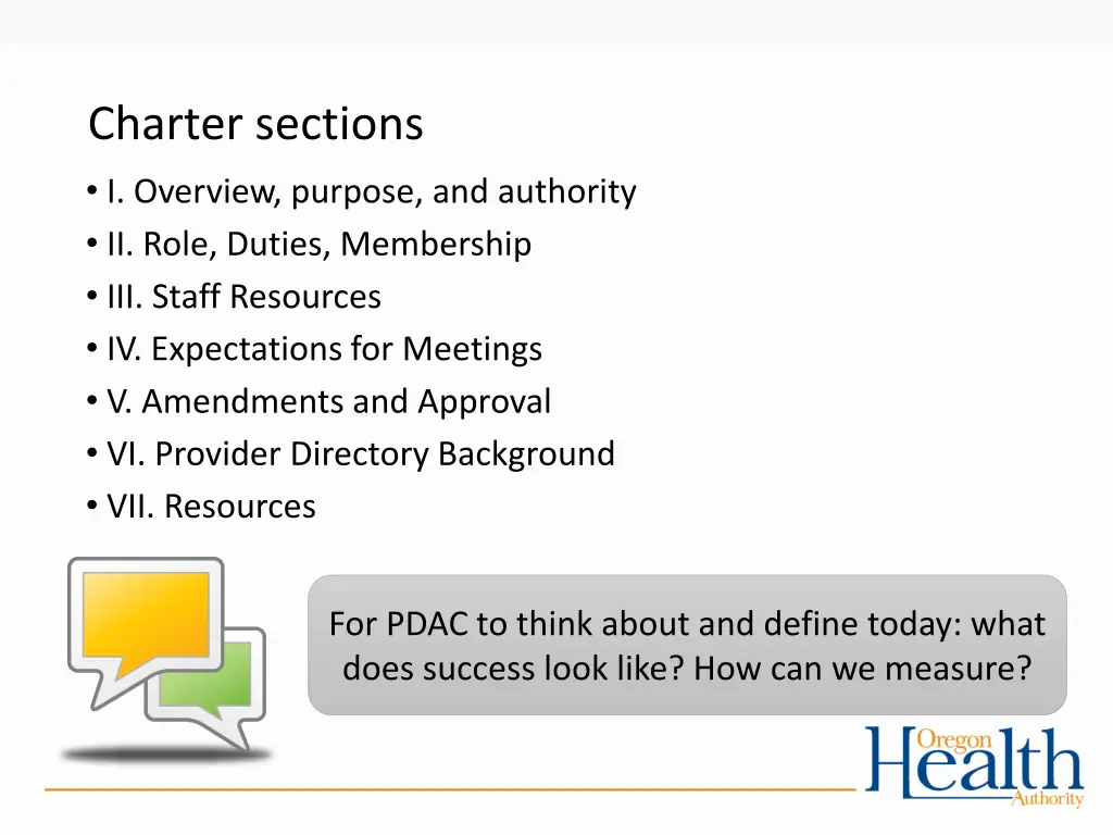 charter sections i overview purpose and authority