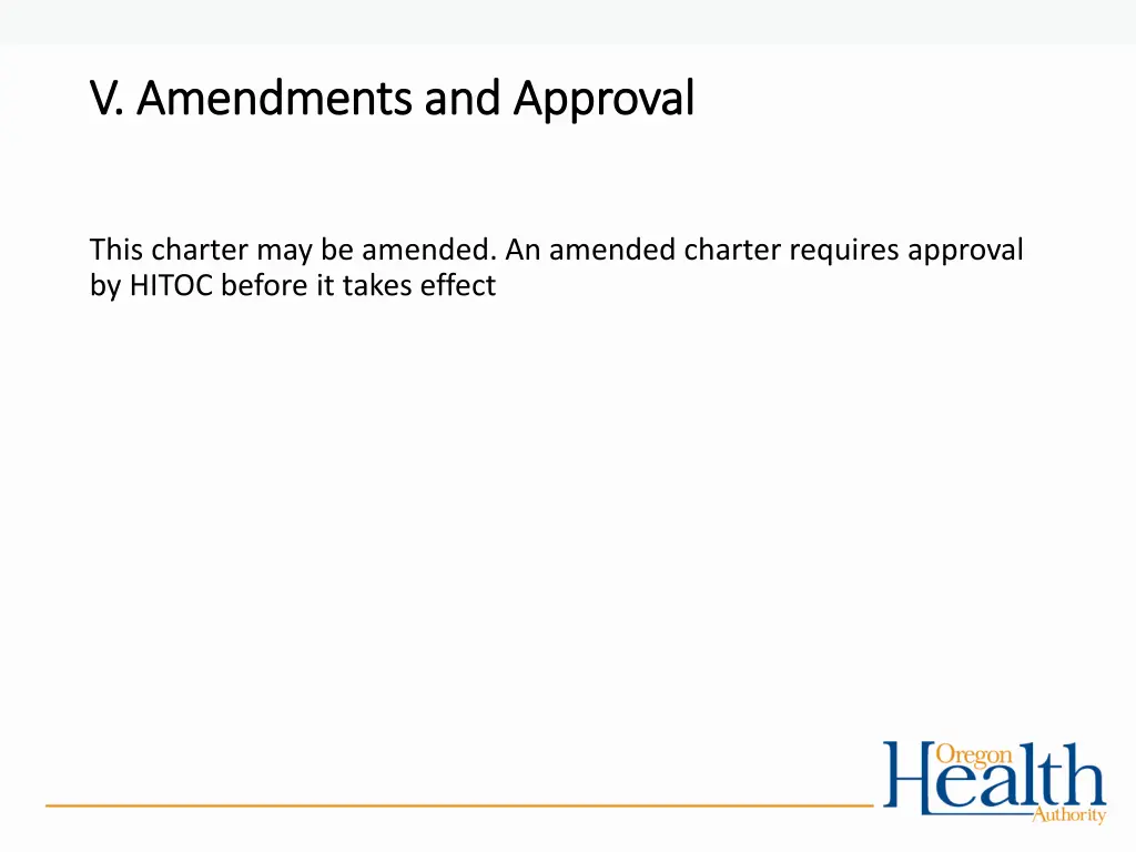v amendments and approval v amendments