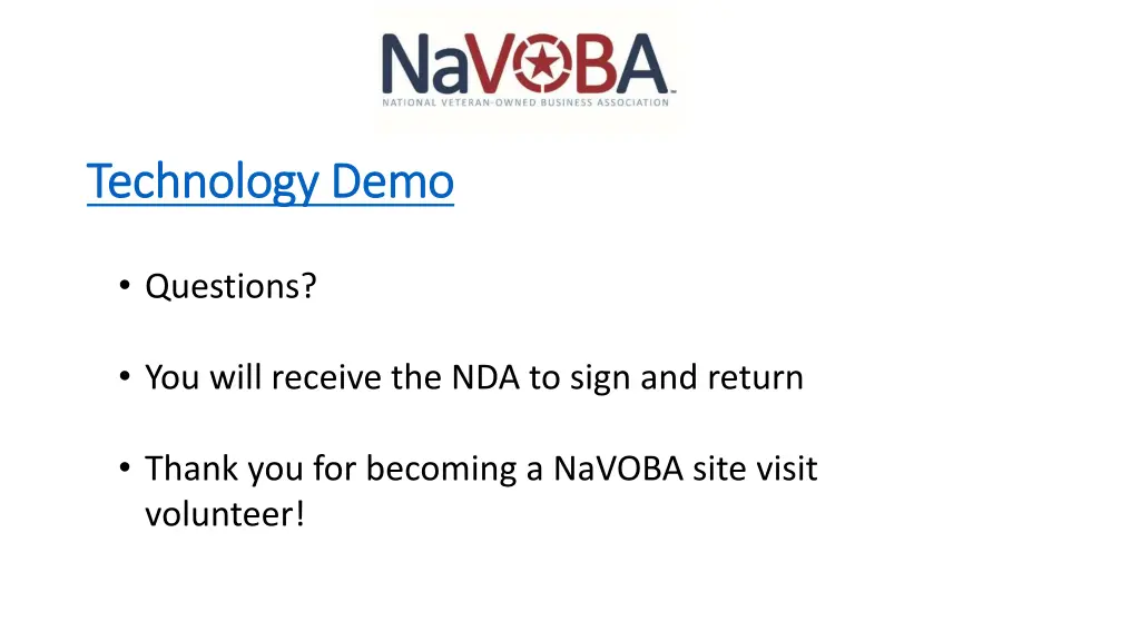 technology demo technology demo