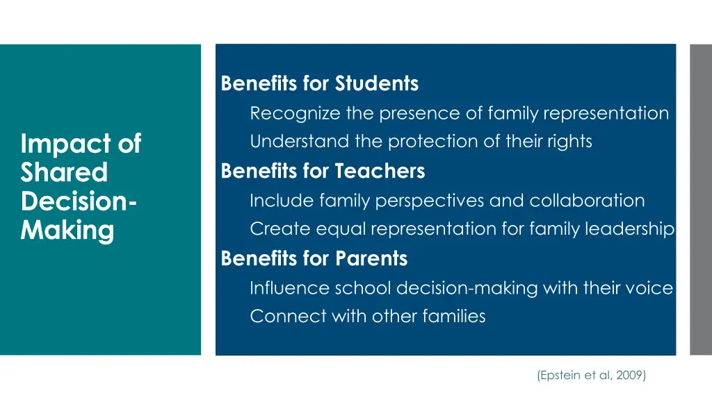 benefits for students recognize the presence