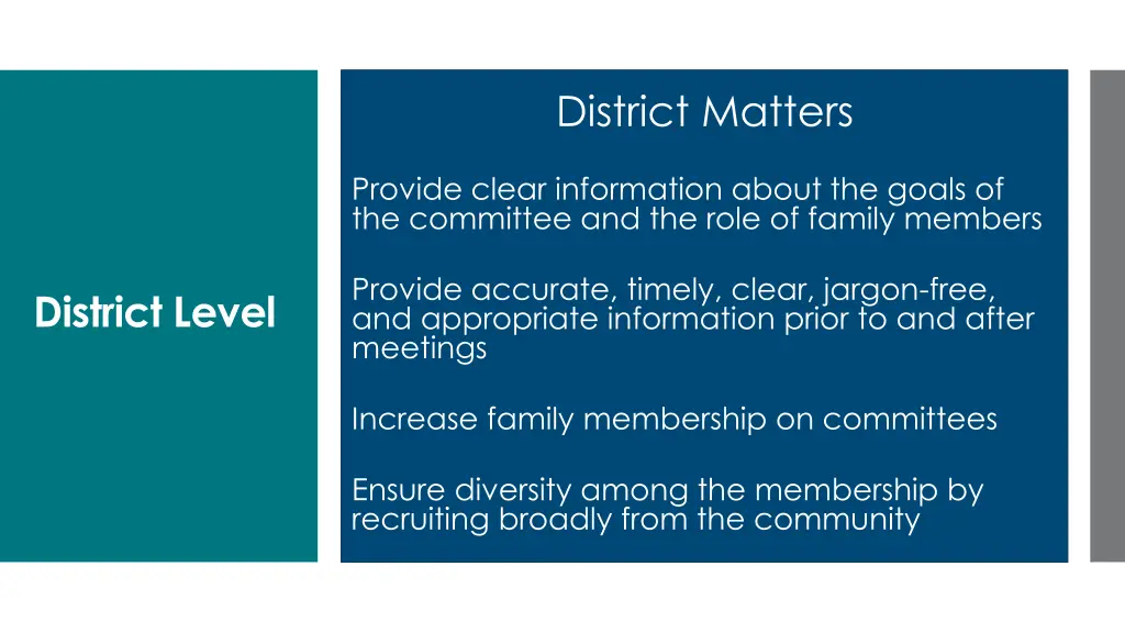 district matters