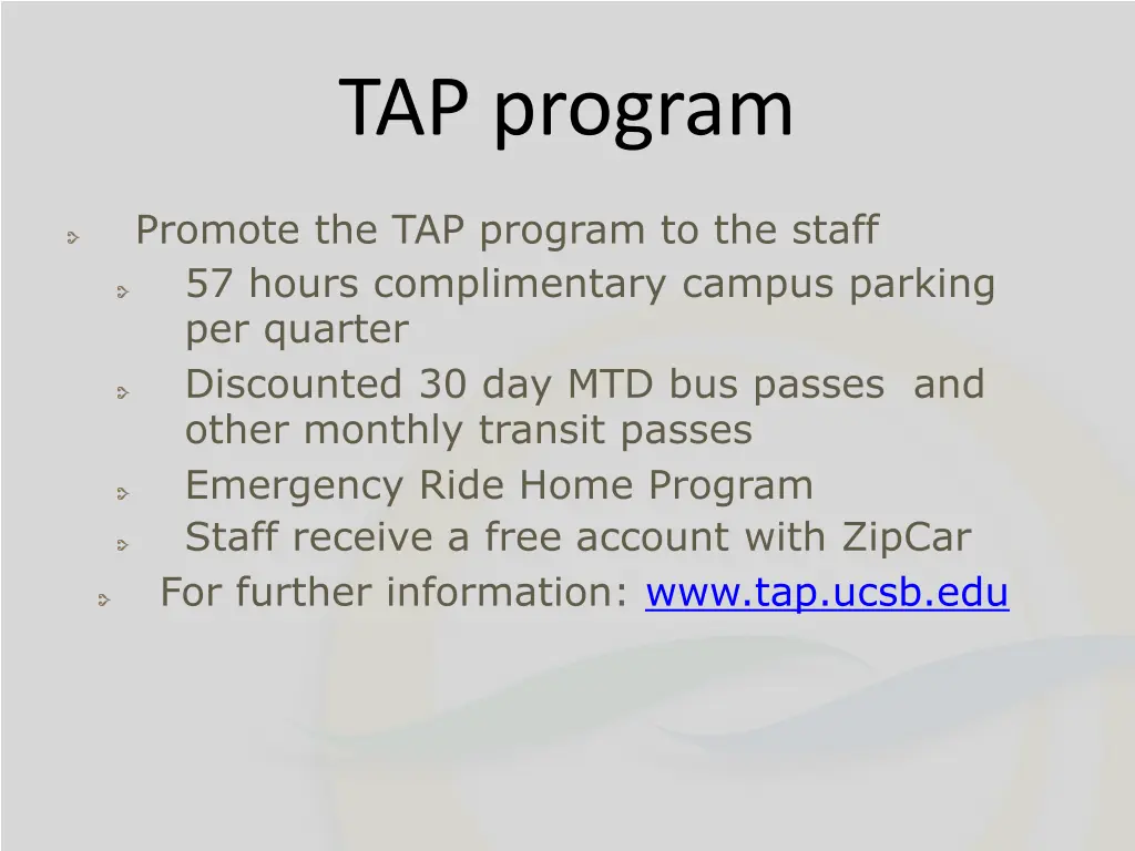 tap program