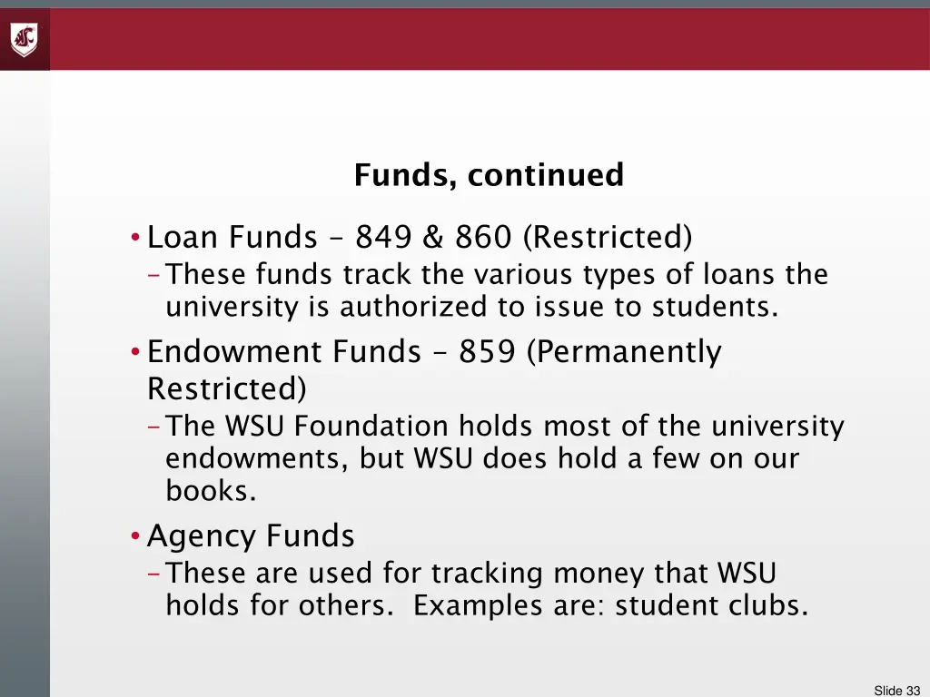 funds continued 4