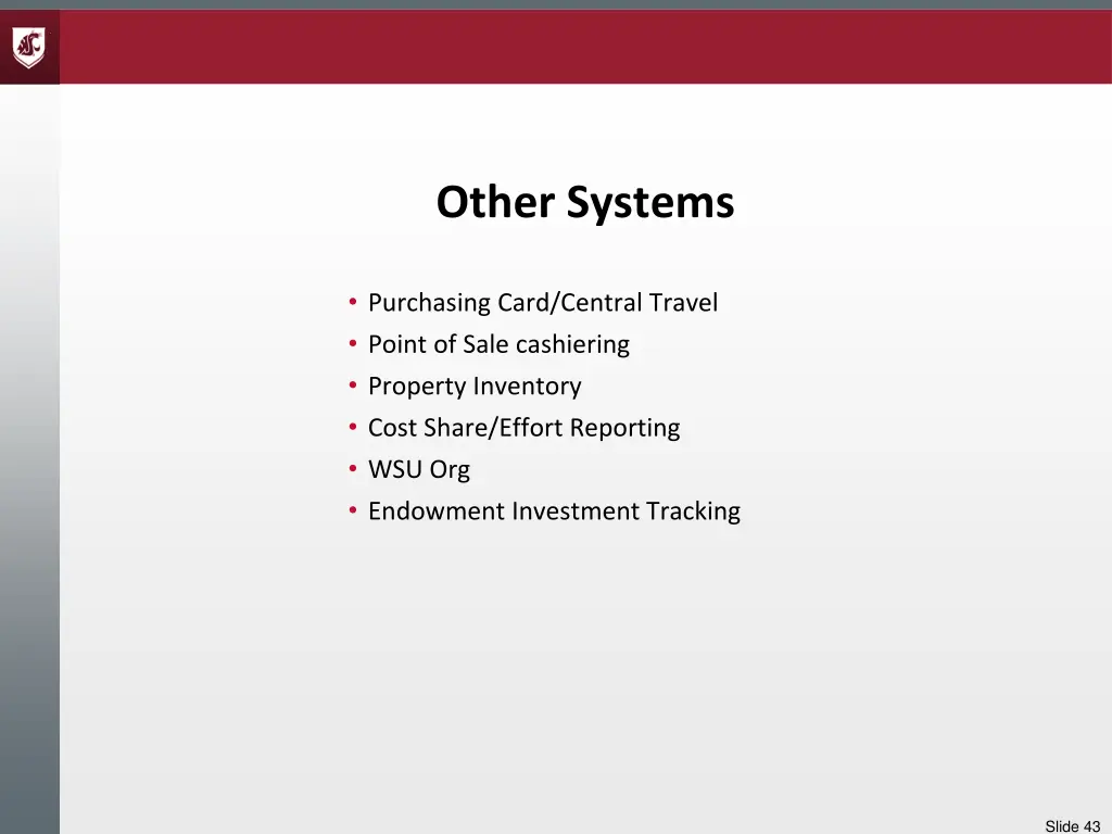 other systems