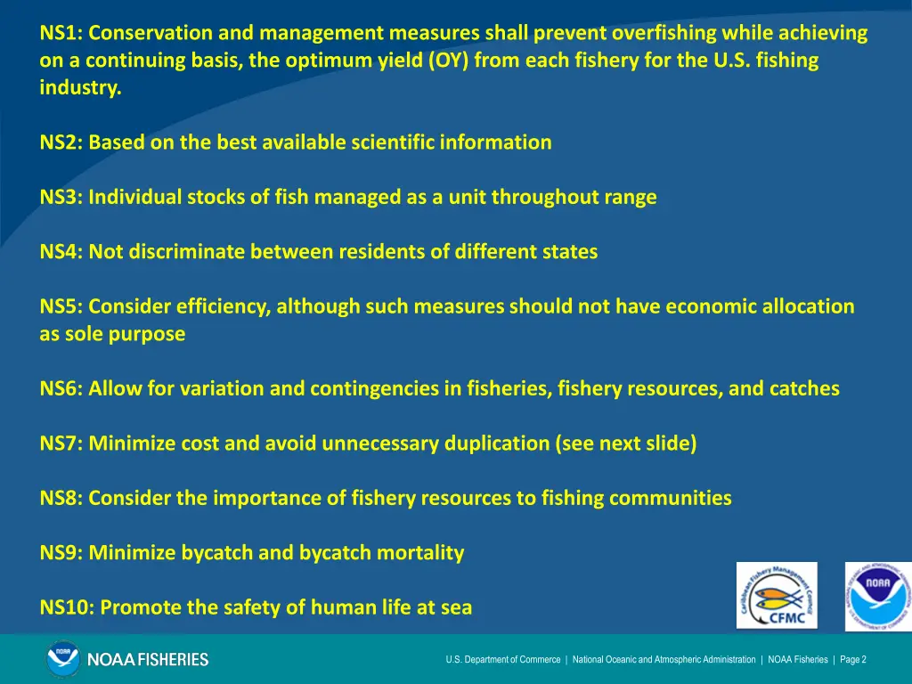 ns1 conservation and management measures shall