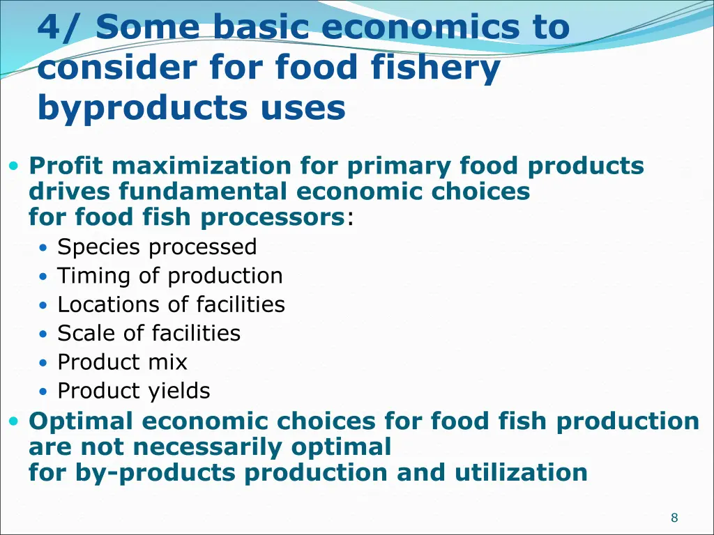 4 some basic economics to consider for food
