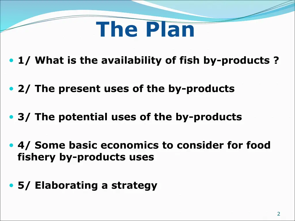 the plan