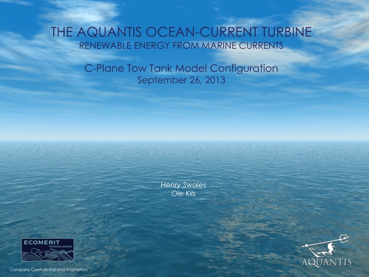 the aquantis ocean current turbine renewable