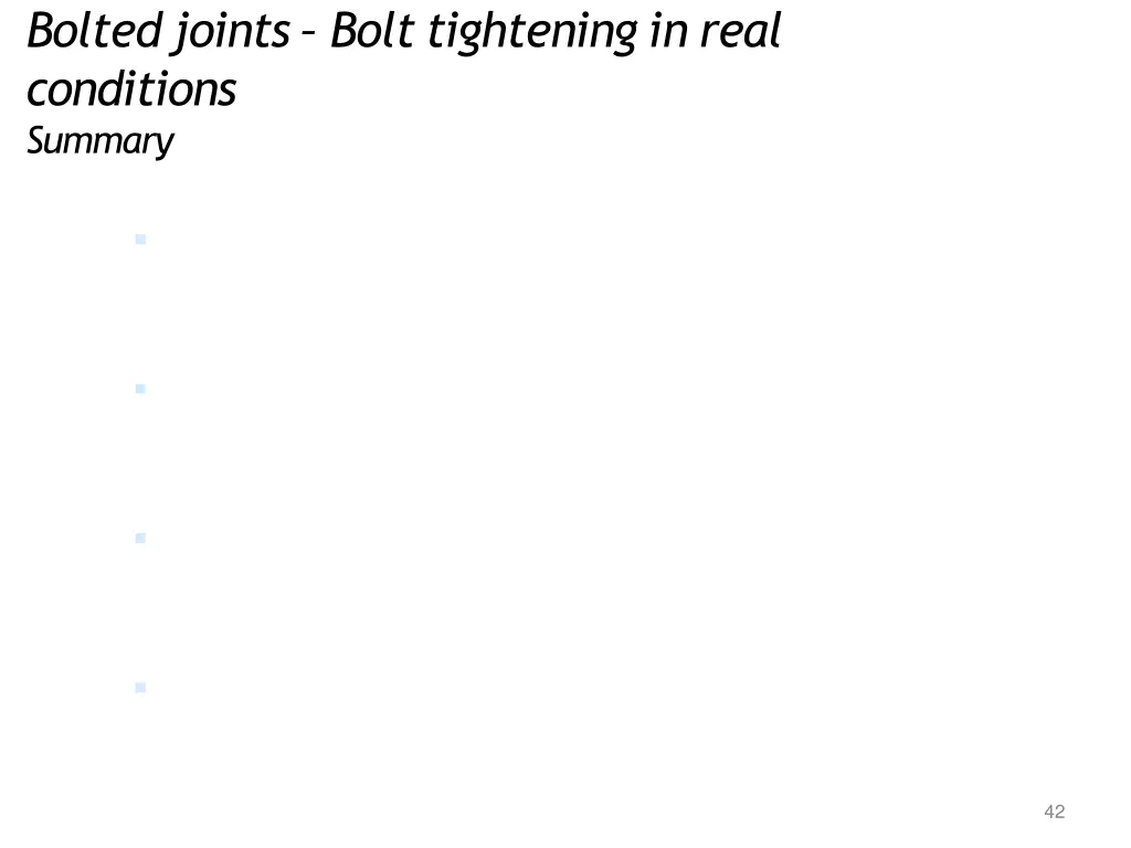 boltedjoints bolt tightening in real conditions 18