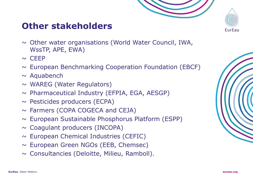 other stakeholders