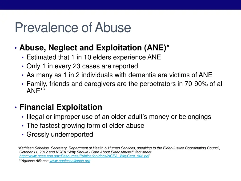 prevalence of abuse