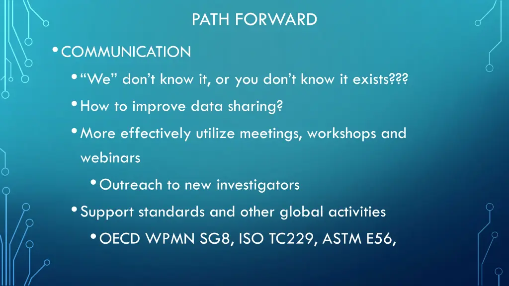 path forward