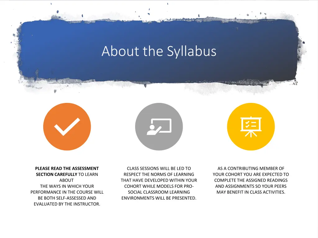 about the syllabus