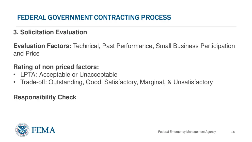 federal government contracting process 4