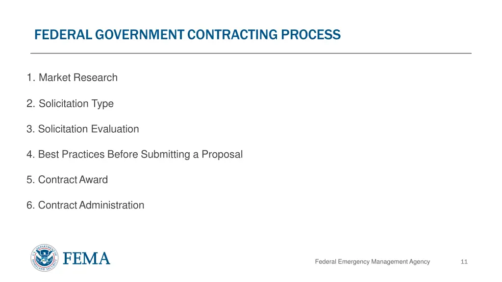 federal government contracting process