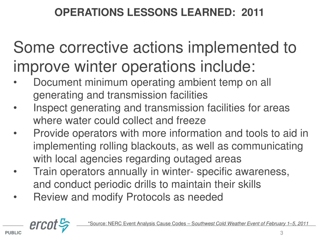 operations lessons learned 2011 1