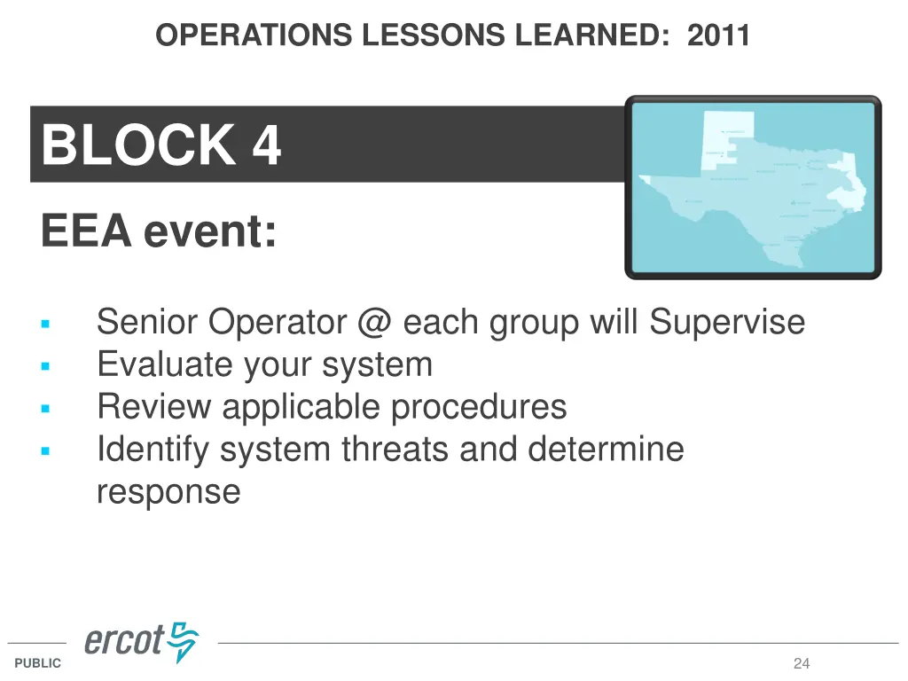 operations lessons learned 2011 10