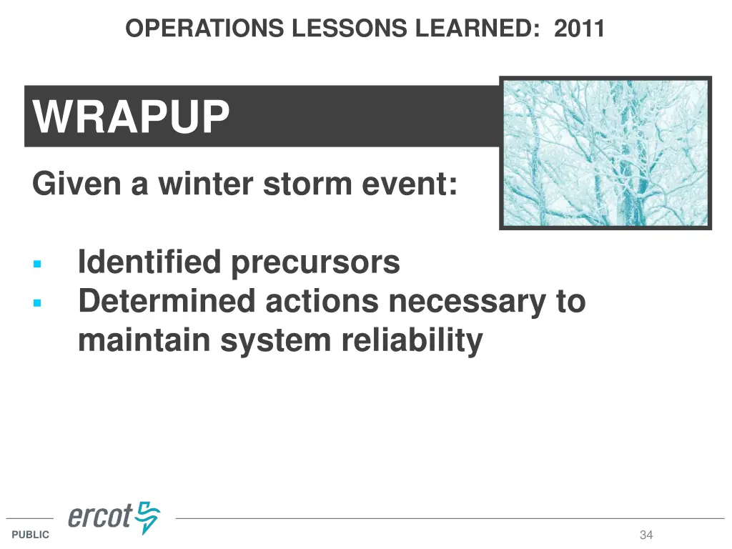 operations lessons learned 2011 13