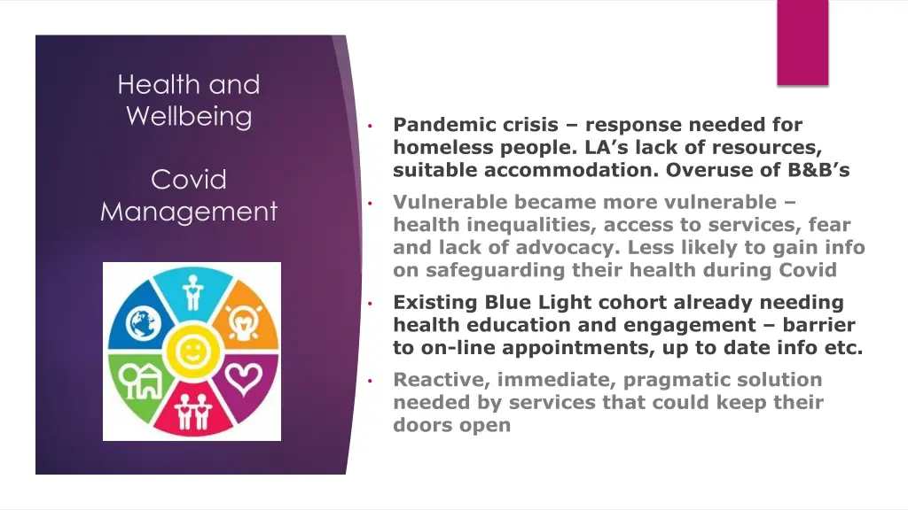 health and wellbeing