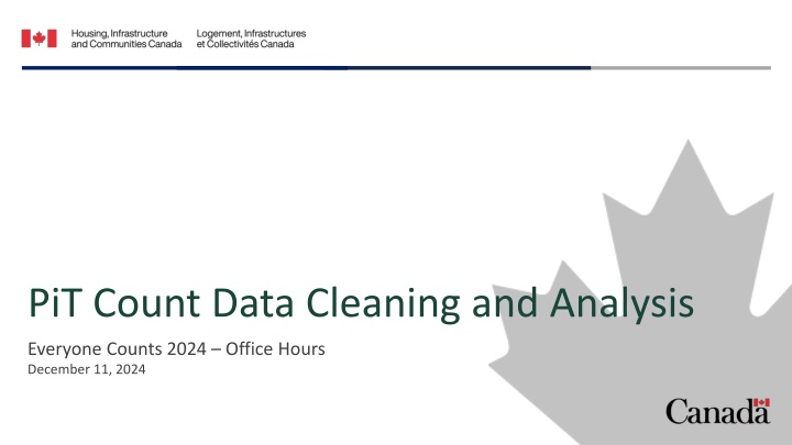 pit count data cleaning and analysis