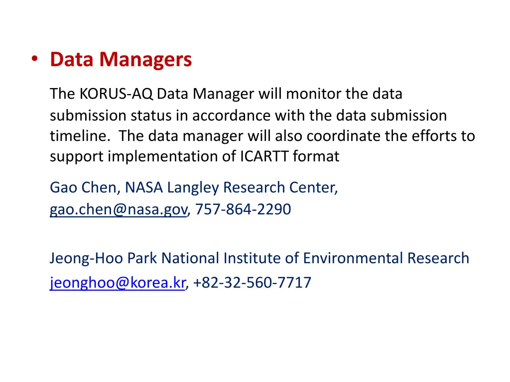 data managers the korus aq data manager will