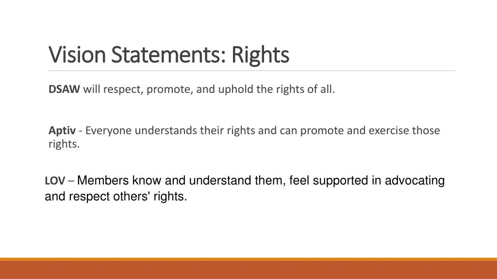 vision statements rights vision statements rights 1