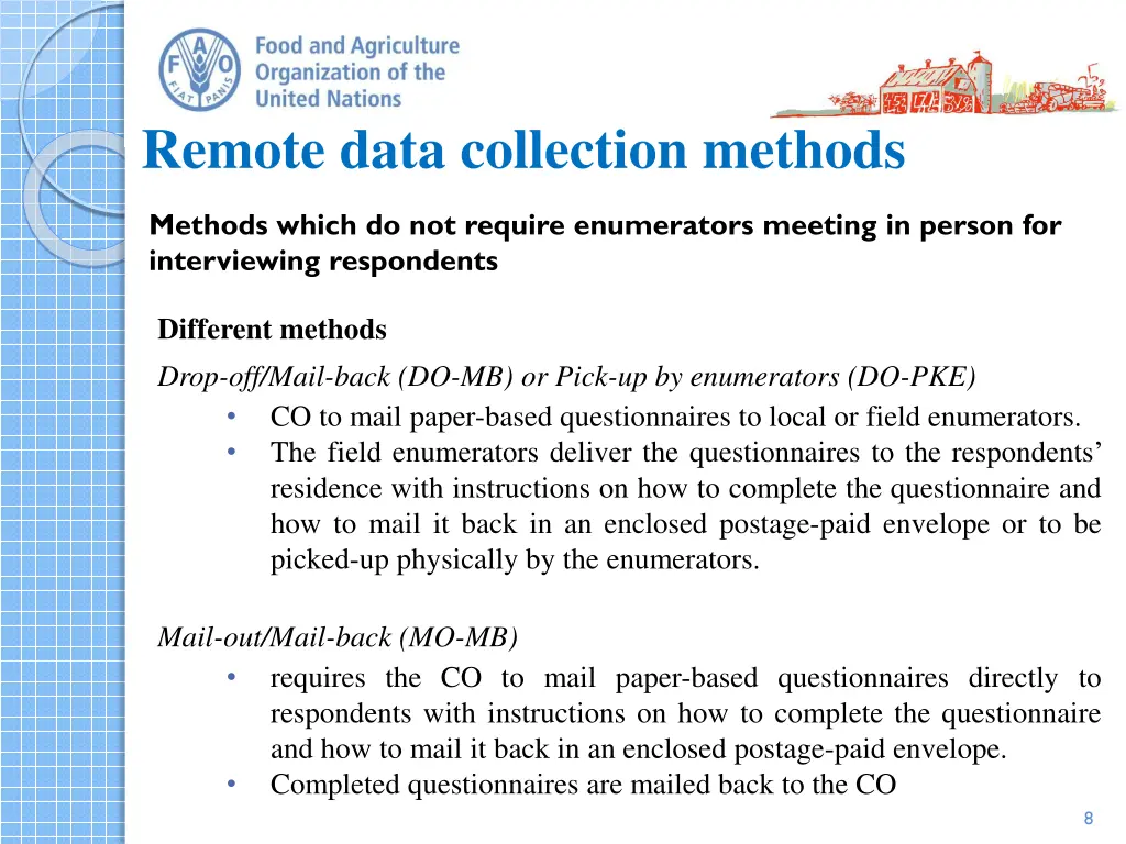 remote data collection methods