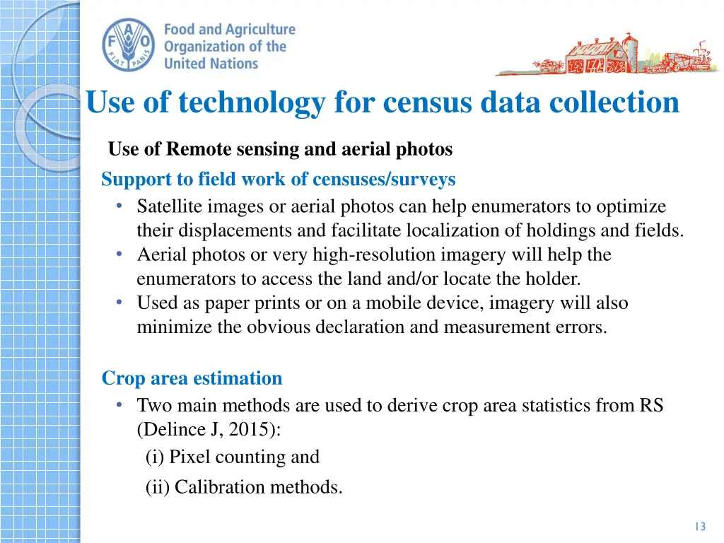 use of technology for census data collection