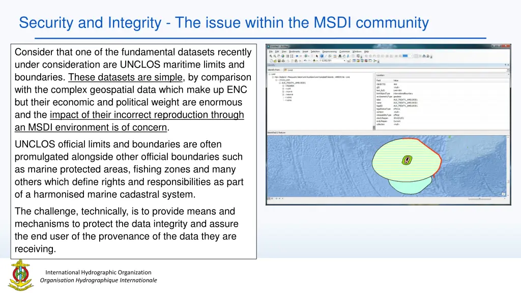 security and integrity the issue within the msdi 1