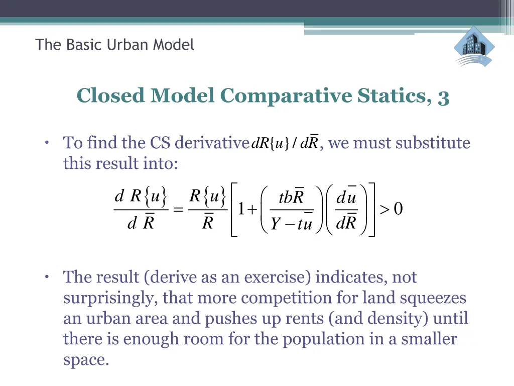 the basic urban model 16